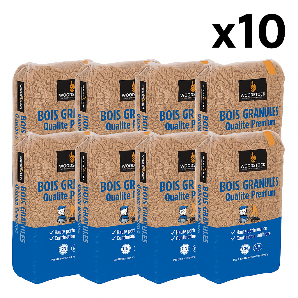WOODSTOCK wood pellets in bags 