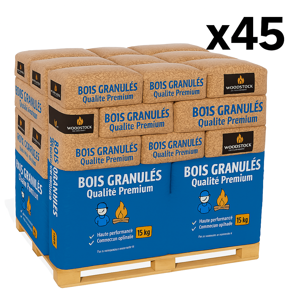 WOODSTOCK wood pellets in bags 