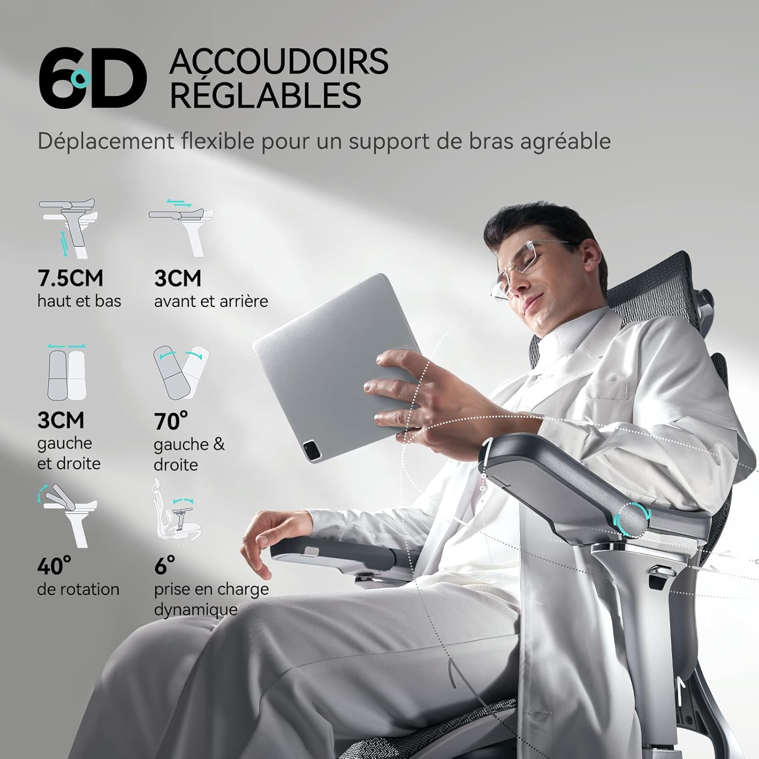 HomeLova | 3-in-1 Office Chair