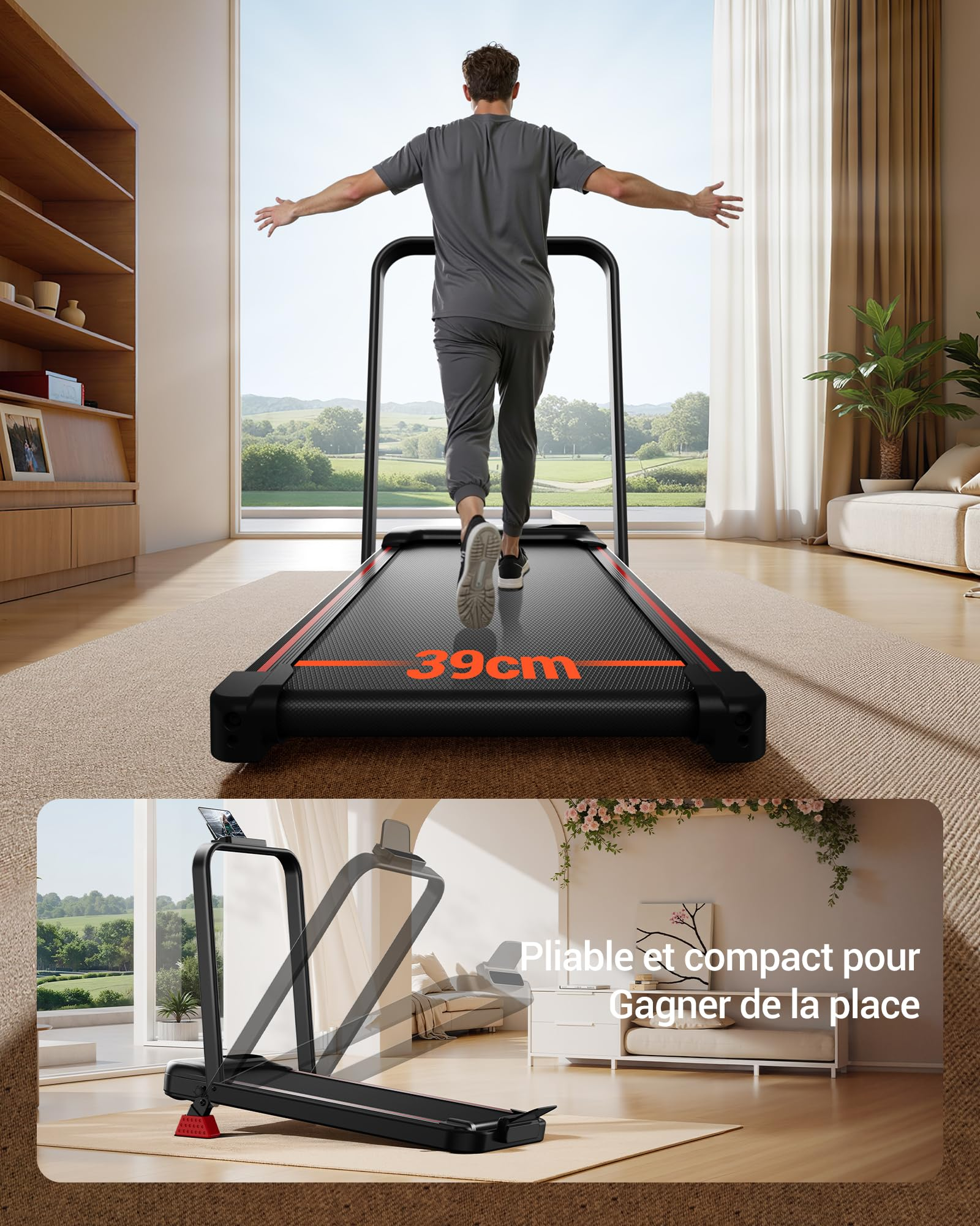 HUMAYWALK | FOLDABLE TREADMILL &amp; ADJUSTABLE INCLINE